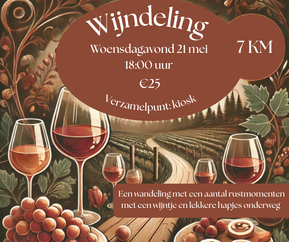 Team de Wandelmaatjes organiseert wijndeling